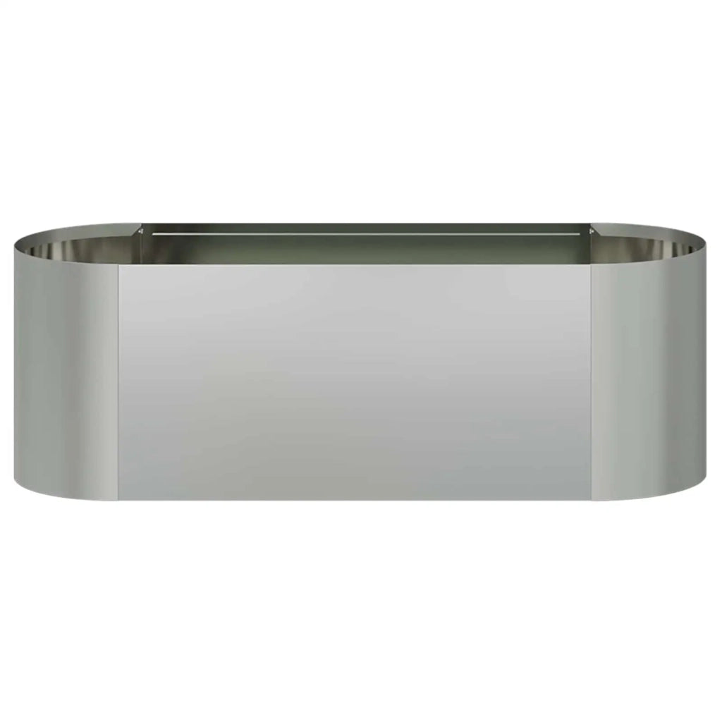 Letto rialzato da giardino Acciaio zincato 120 x 40 x 40 cm 8011689