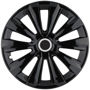 Set 4 Copricerchi 14'' Alulook Delta Black