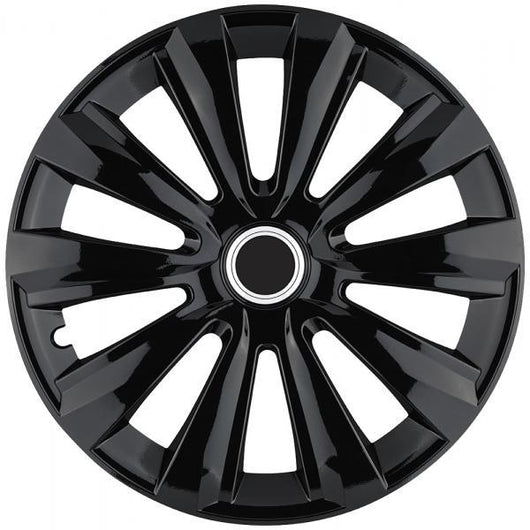 Set 4 Copricerchi 15'' Alulook Delta Black