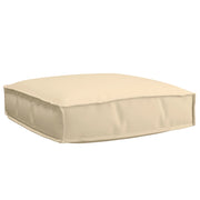 Cuscino per Pallet per Sedia Beige 60x60x12 cm Tessuto Oxford