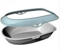 Lettiera Base Aperta Con Fermasacco Paraschizzi Sabbia Pet- Bama Spa