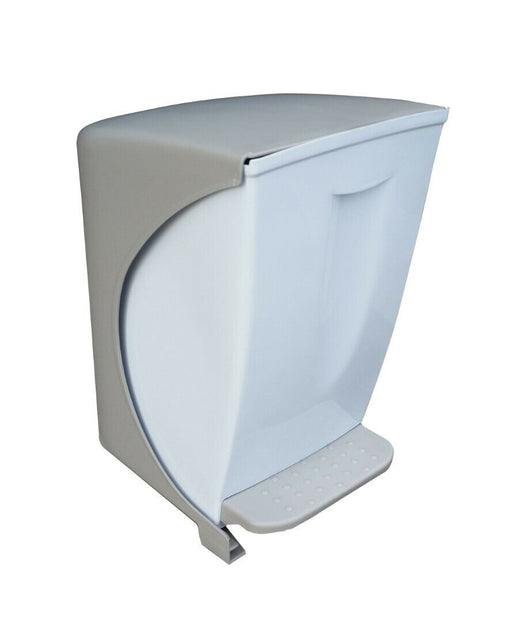 Pattumiera Basculante Bagno 6,5 Litri 19X25X30 Cm Sabbia Bauletto - Bama