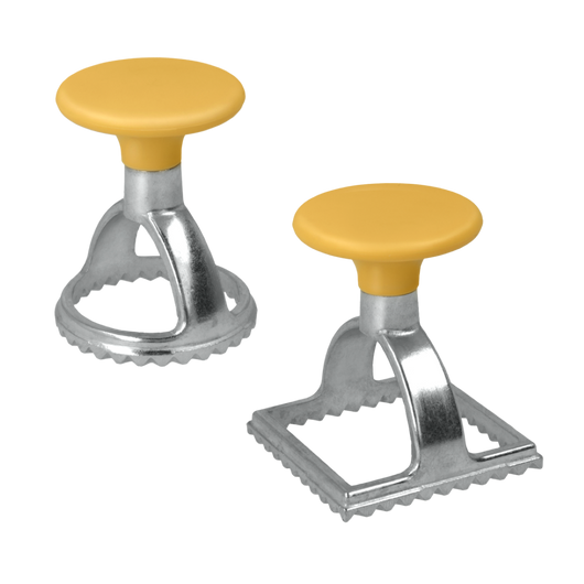 Set 2 Stampi Per Ravioli Allum.Manico Plastica Ab - Metaltex