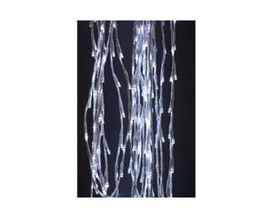 Cascata Luci 15 Rami 256 Led Microled Filo Rame Natale Bizzotto - Bizzotto