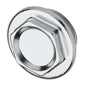 Tappo cieco destro zincato per radiatori in ghisa e acciaio 1"