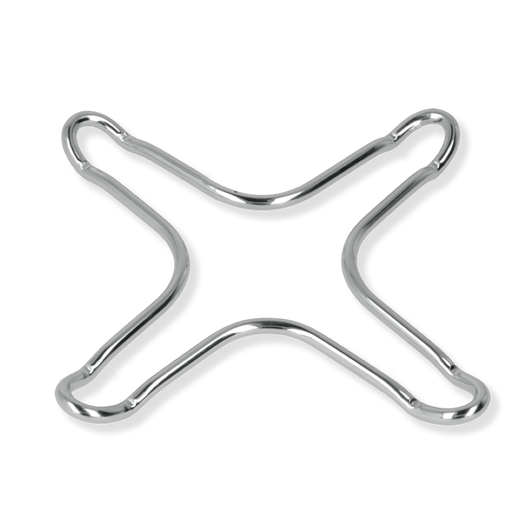 Set 2 Riduttori Cromati Per Fornelli - Metaltex