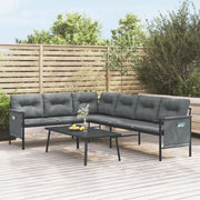 Set Salotto da Giardino 2 pz in Acciaio Antracite 3187261