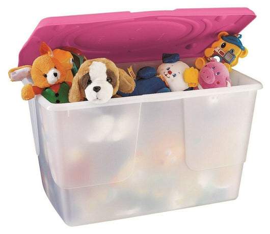 Contenitore Elite 55 Lt 60X40X35H Con Coperchio Colori Assortiti - Bama Spa