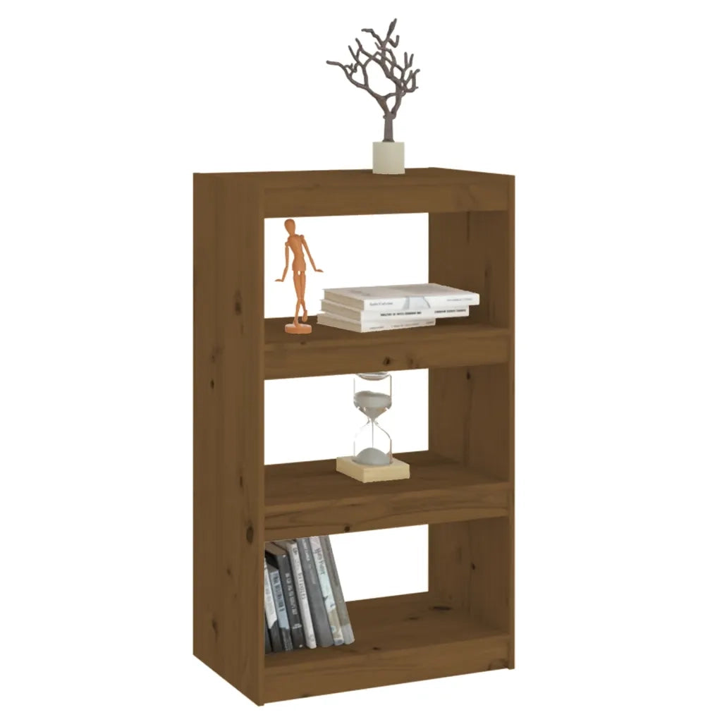 Libreria/Divisorio Ambra 60x30x103,5 cm Legno Massello di Pino 808166