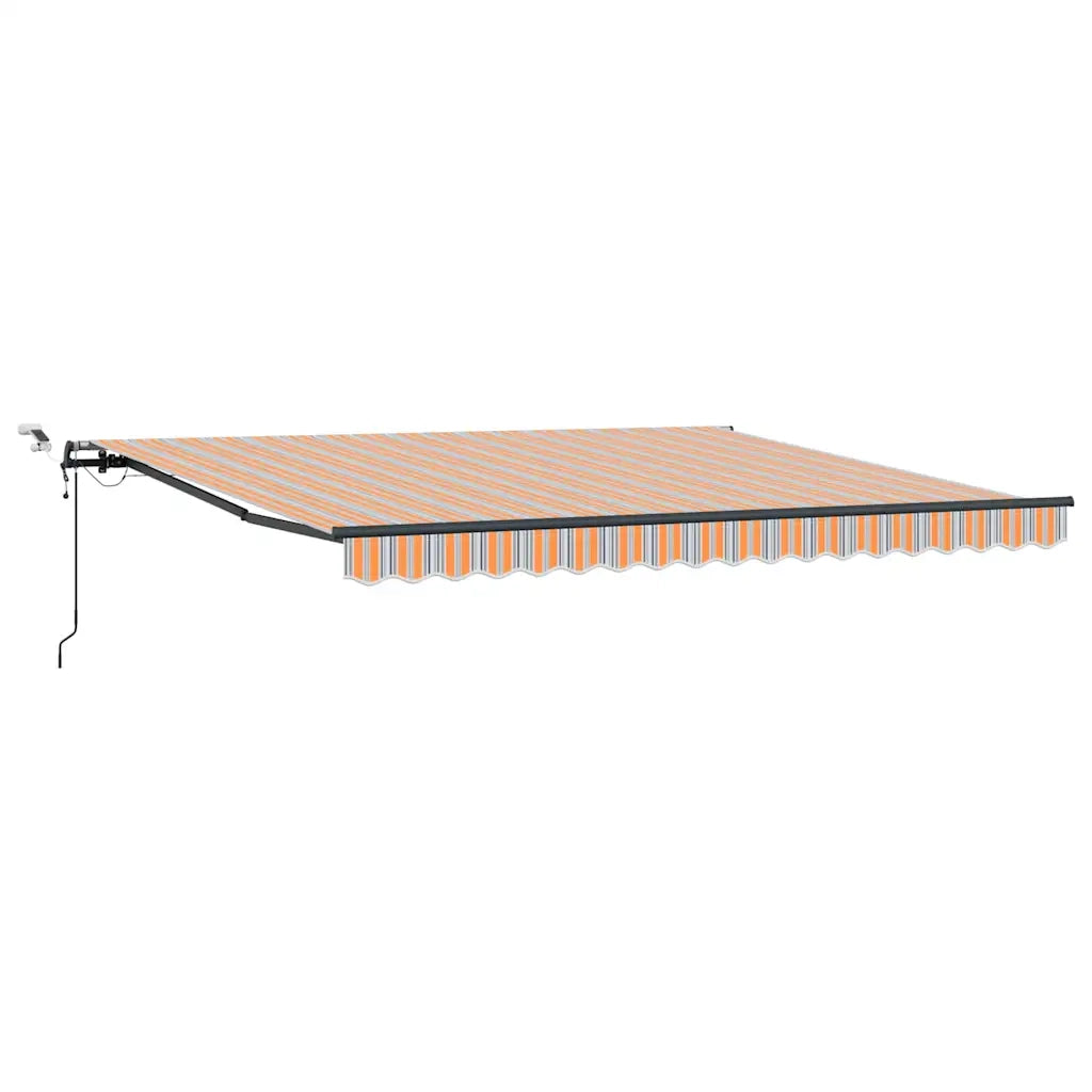 vidaXL Tenda Retrattile with Multicolore 400 × 350 cm Tessuto