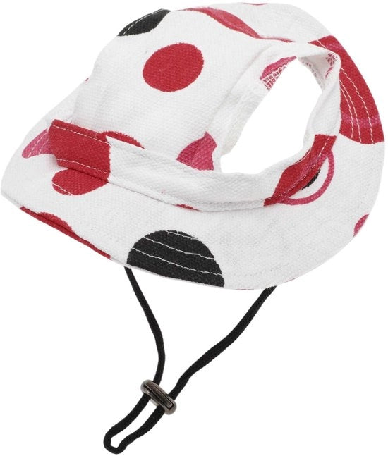 Cappello per Cani - Cappello per Gatti - Cappello per Piccoli Animali - Flessibile - Cappello da Baseball - Materiale Polyester - Orecchini per Cappello - Comodo e Sicuro - Cappello per Animali di Compagnia