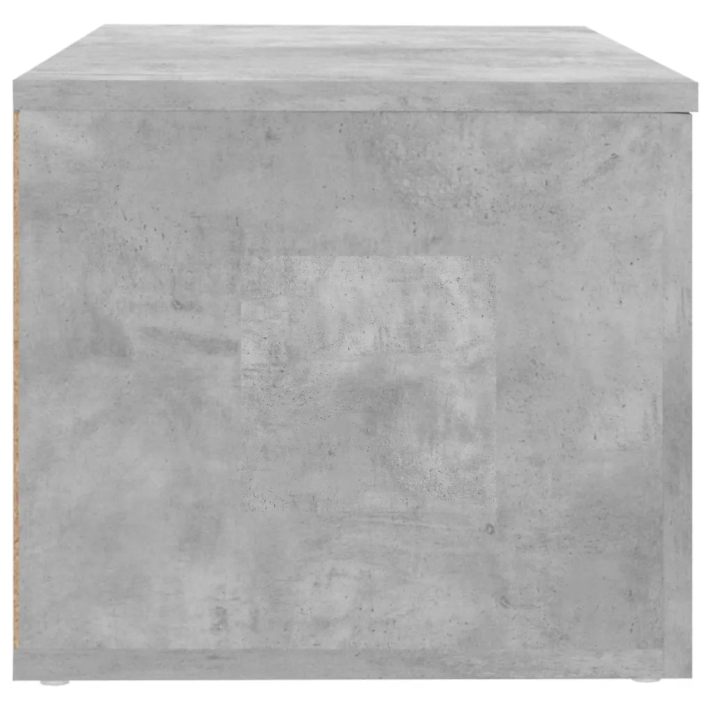 Mobile Porta TV Grigio Cemento 80x34x30 cm Legno Multistrato 801863