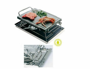 Pietra Ollare Con Supporto E Diffusore Dietetic Stone Guest 25X33Cm - Ompagrill