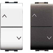 DOPPIO PULSANTE INTERBLOCCATO 'MYLIFE' 10A 250V - Grigio - EC ELETTROCANALI