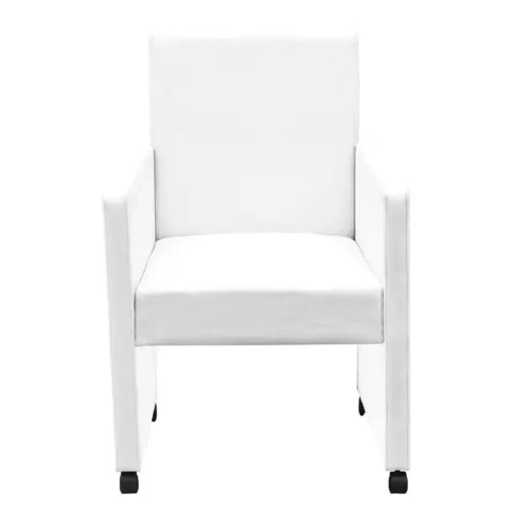 Sedie da Pranzo 2 pz Bianche in Similpelle cod mxl 53133