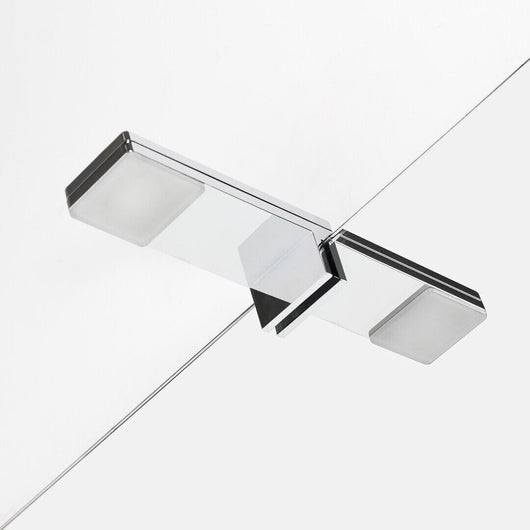 Lampada Universale Faretto Luce Led Fissaggio Con Vite Specchio Da 11,5 Cm - 8.0