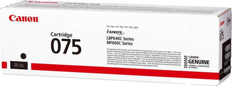 Canon 075 cartuccia toner 1 pz Originale Nero