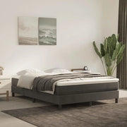 Struttura Letto a Rete a Molle Grigio Scuro 140x190 cm Velluto 3120767