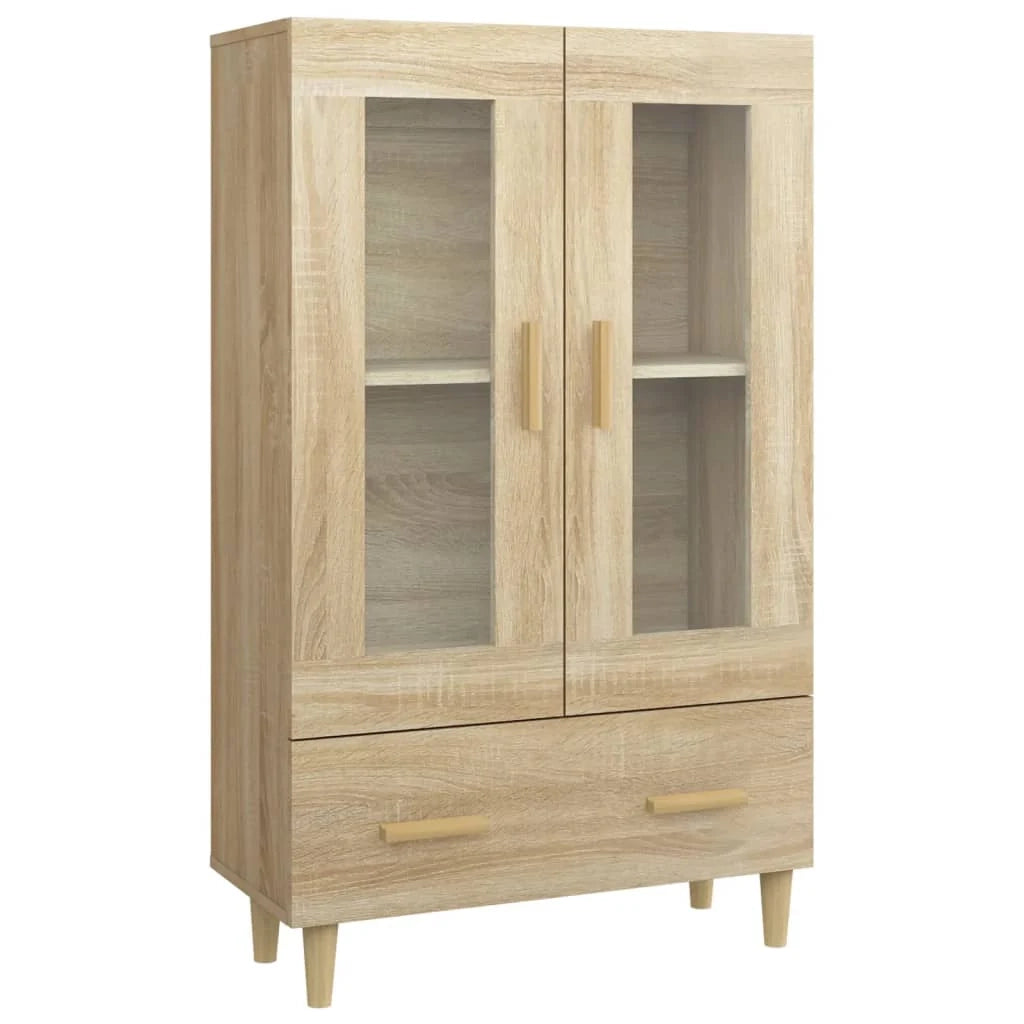 Buffet credenza cassettiera armadio mobile contenitore organizer cucina soggiorno salotto rovere Sonoma alto 70 x 31 x 115 cm legno ingegnerizzato marrone 02_0034196