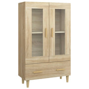 Buffet credenza cassettiera armadio mobile contenitore organizer cucina soggiorno salotto rovere Sonoma alto 70 x 31 x 115 cm legno ingegnerizzato marrone 02_0034196