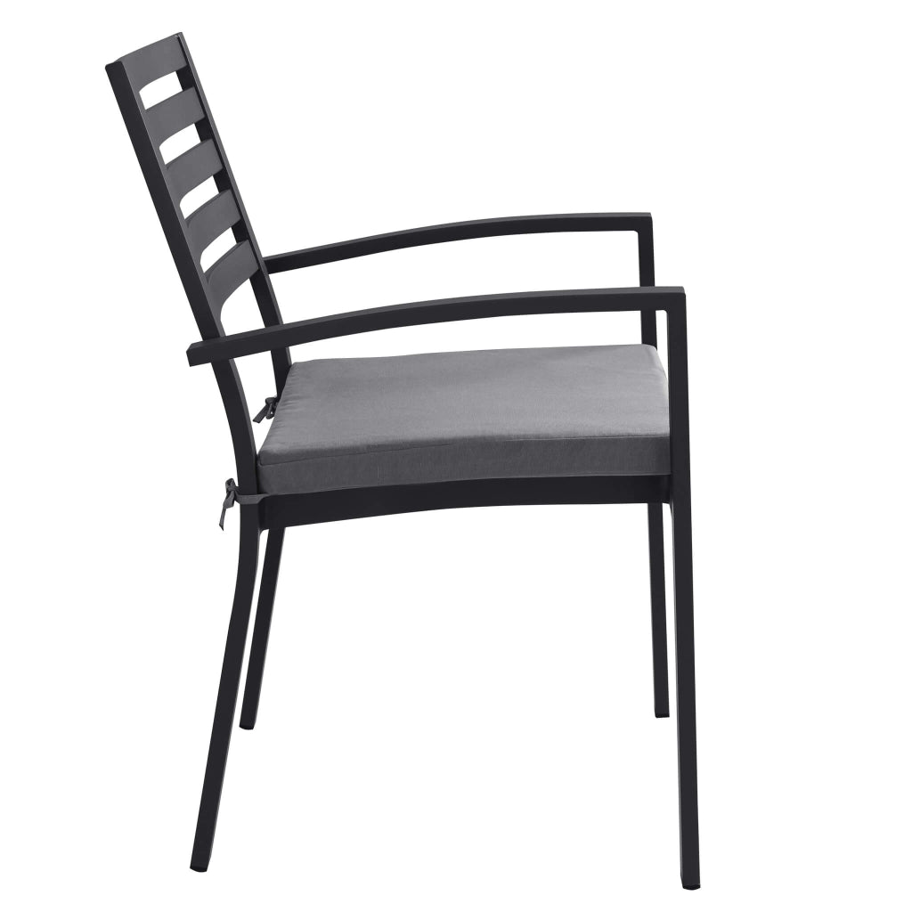 Poltrona da Giardino Impilabile in Alluminio cm 55 5x61x85 - DAVID