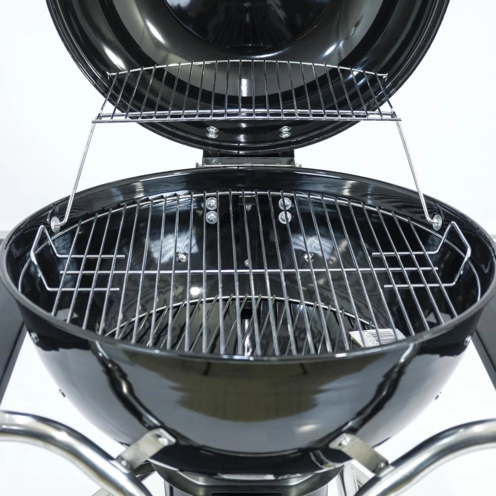 Barbecue a carbone modello sally 57 cm sistema raccogli cenere termometro