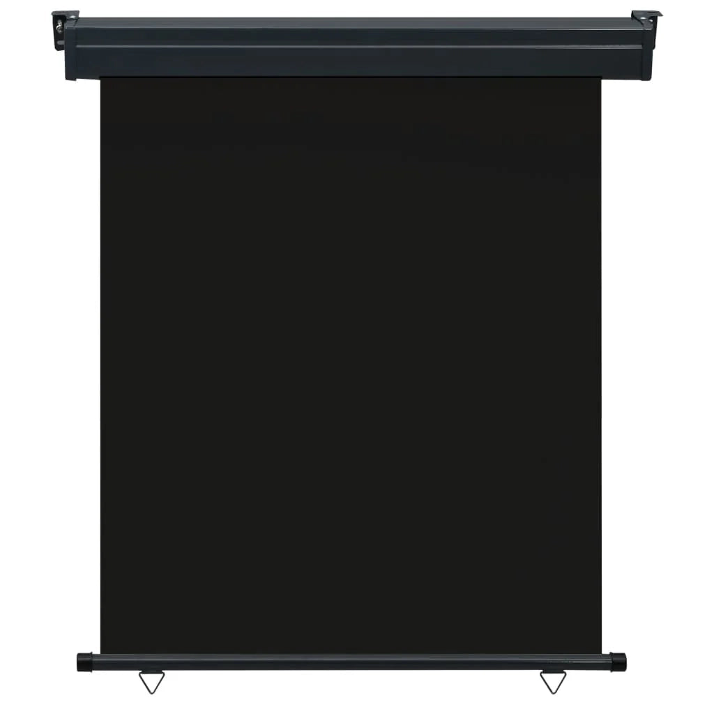 Tenda da sole laterale retrattile/schermo protettivo per patio giardino terrazza balcone 140 x 250 cm nero 02_0007015