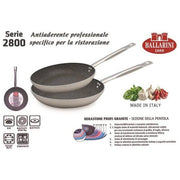 Ballarini BLL670F36 Professionale Granite Padella Svasata Bassa 1 Manico Alluminio Antiaderente 36 cm colore Grigio