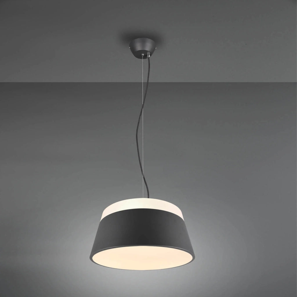 LÚZETE - LÁMPARA DE TECHO DUQUESA METAL NEGRO 45CM