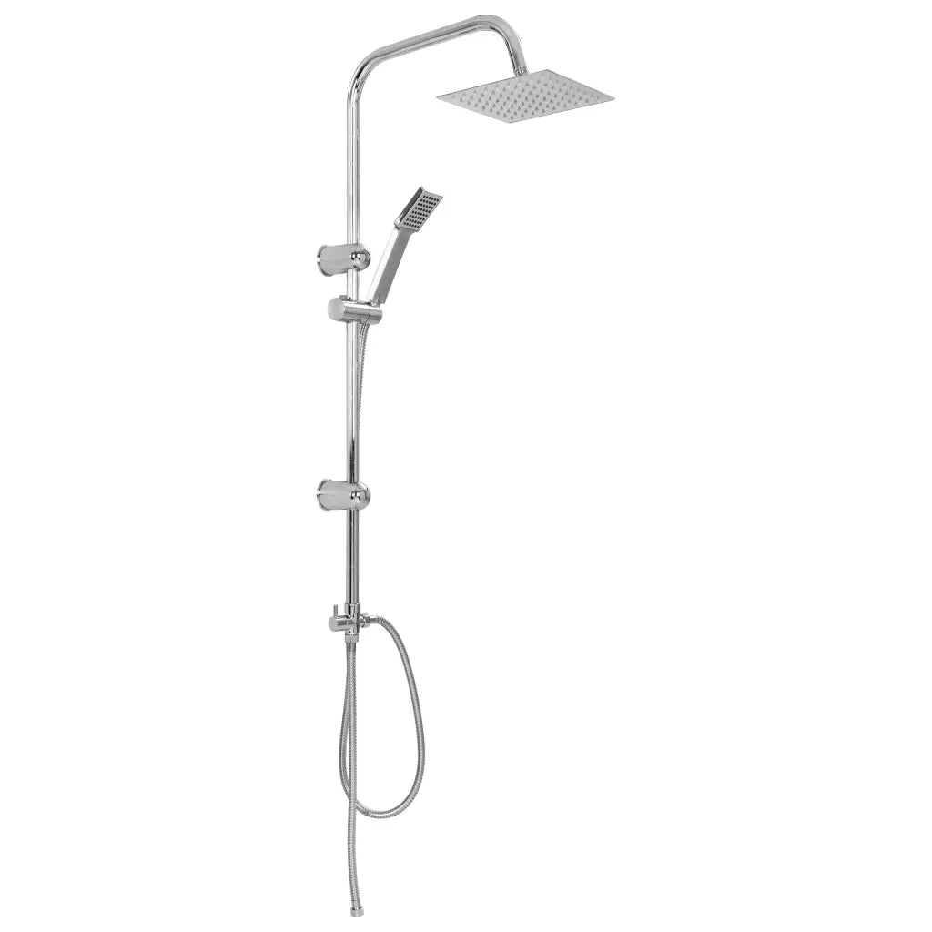 Set per Doccia a Doppio Soffione con Doccetta Acciaio Inox CFW7659189