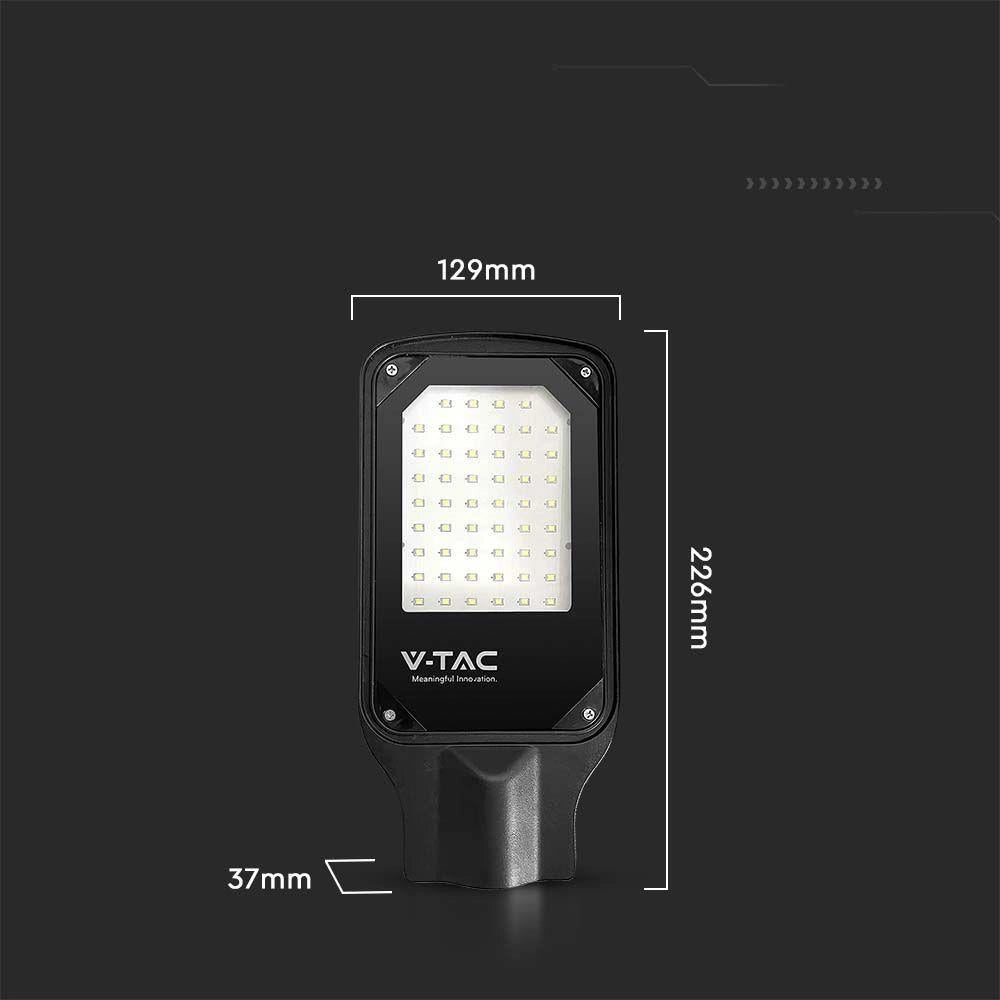 Lampione LED V-TAC VT-15035ST 30W 2510lm 4000K IP65 nero