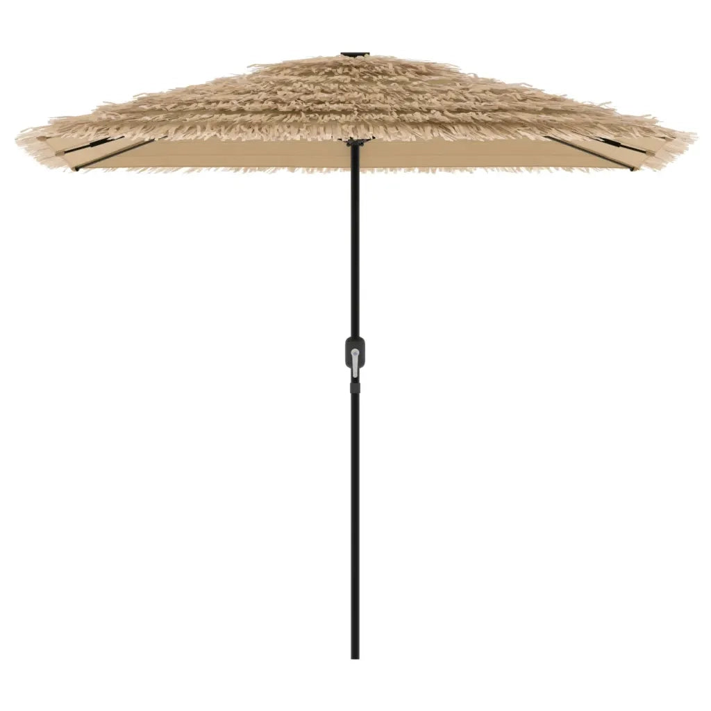 Ombrellone Giardino con Palo in Acciaio Marrone 248x248x248 cm 4005089