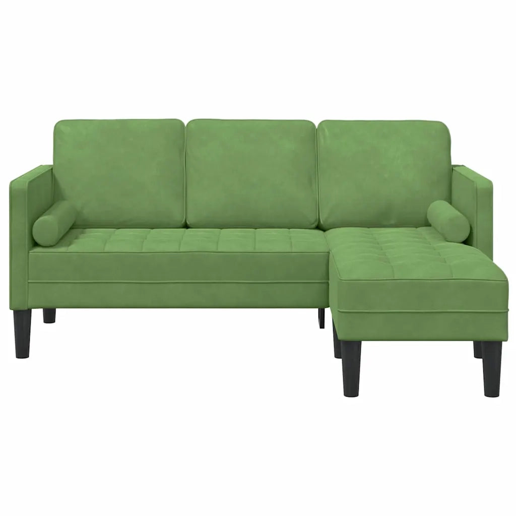 Set di divani con cuscino Verde chiaro Poliestere 42001928