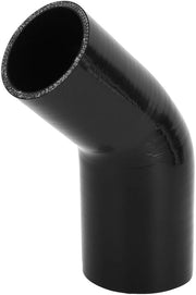 Koelventilatore 60-70mm Diametro Interno - Seringa Silicone Nera - 102mm Lunghezza - 45 Gradi - Tessuto a Doppia Tessitura - Resistente a Alta Temperatura - Seringa Silicone