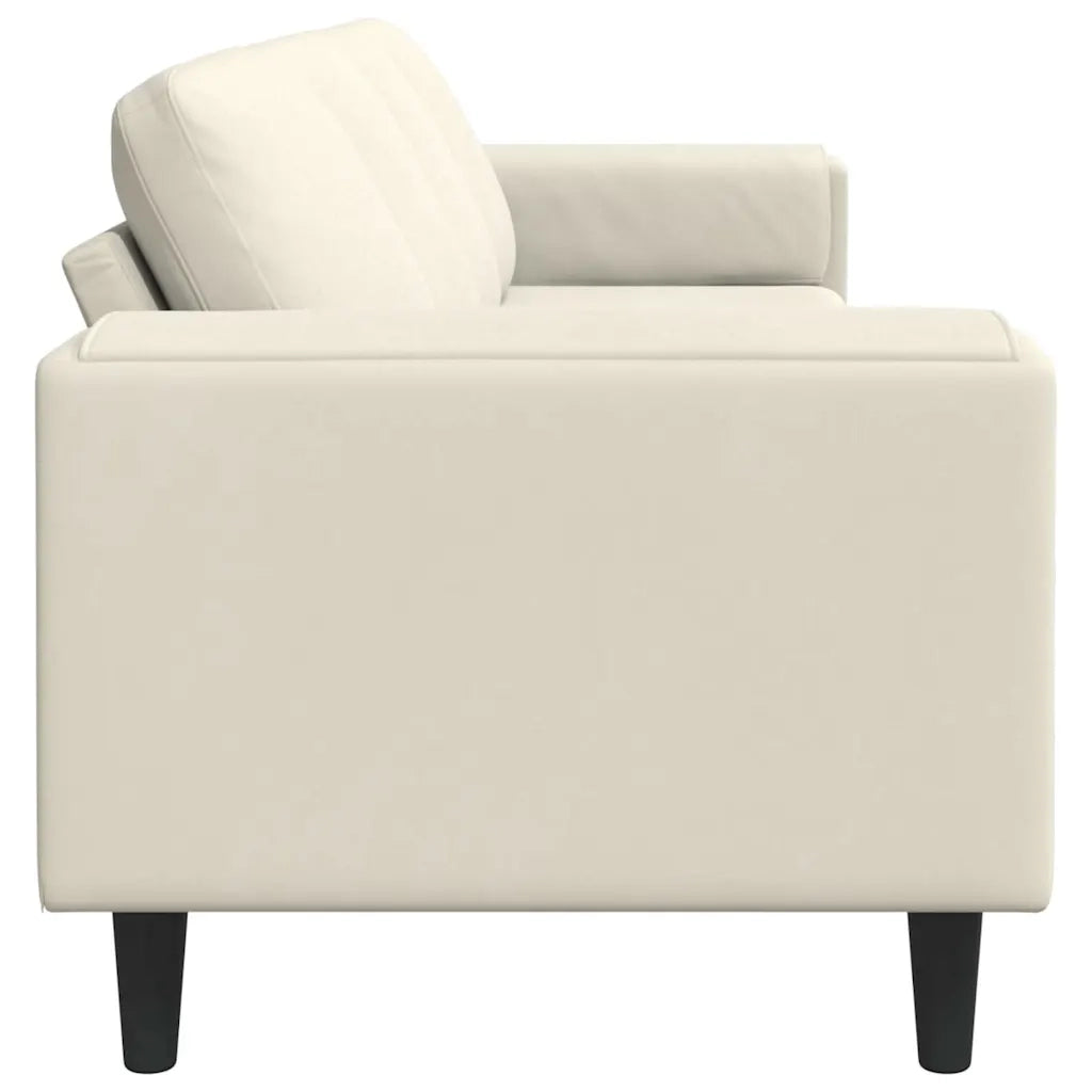 Set di divani Crema Velluto