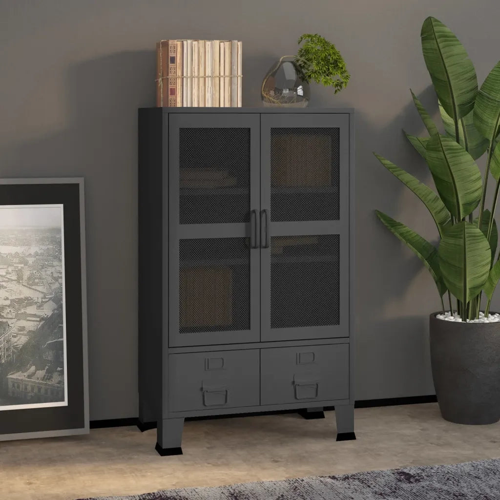 Classificatore Industriale Antracite 70x40x115 cm in Metallo cod mxl 50408