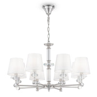 Lampadario Neoclassic in Metallo Riverside Cromo
