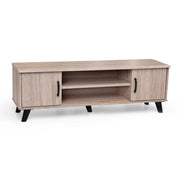 ARES MOBILE PORTA TV BASSO IN LEGNO 120 X 33 X 40 CM IN COLORE ROVERE