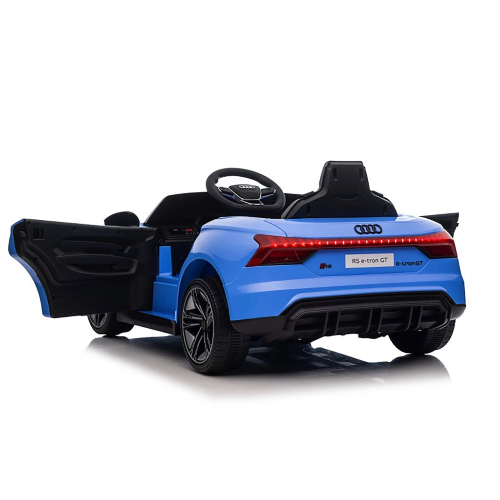 Macchina Elettrica per Bambini 12V Licenza Ufficiale Audi RS E-Tron GT con Telecomando Blu