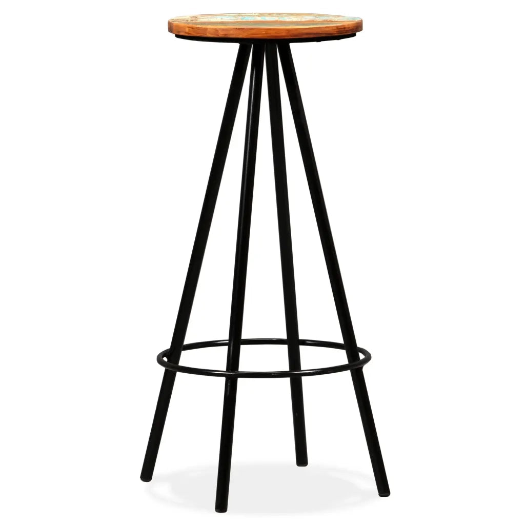 Set da Bar 3 pz in Legno Massello di Acacia e di Recupero cod mxl 8556
