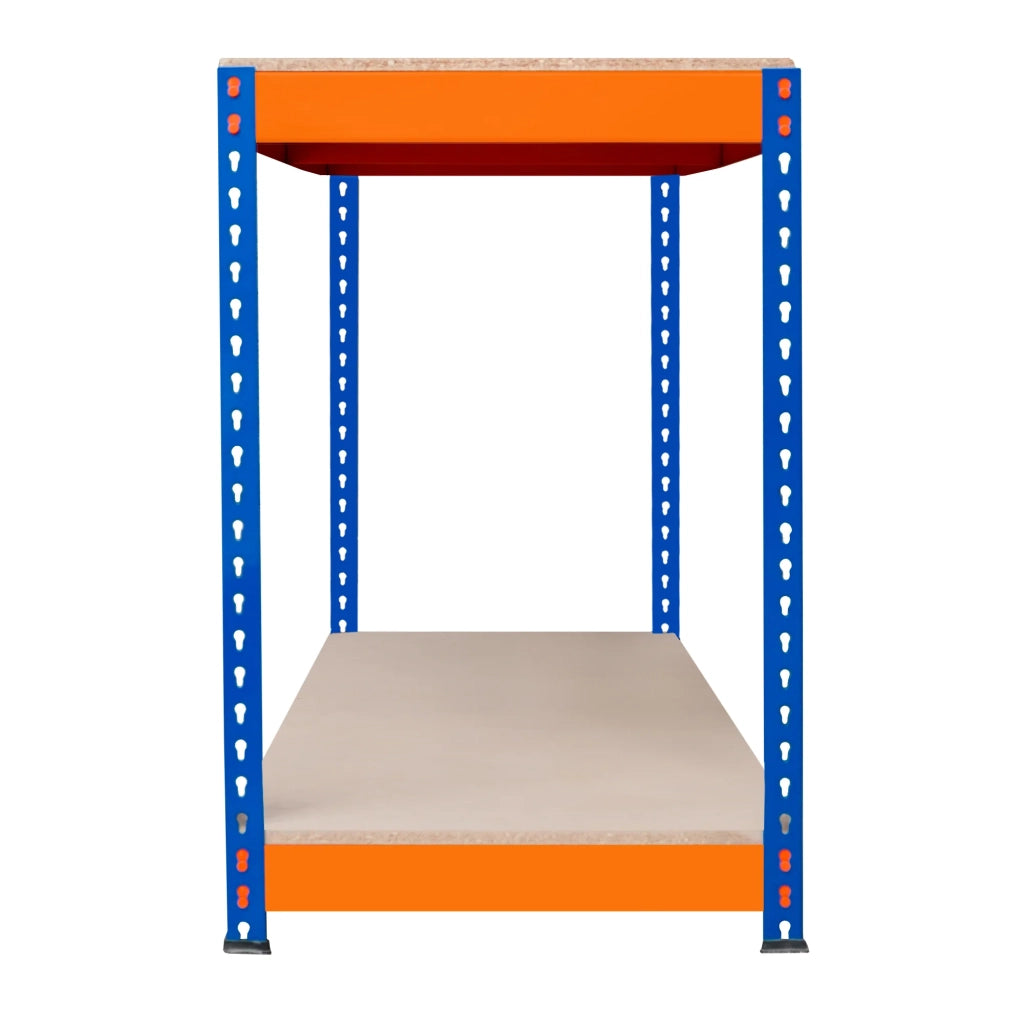 Banco da Lavoro a 2 Ripiani S-Rax - Postazione di lavoro 300kg - 90x60x90cm