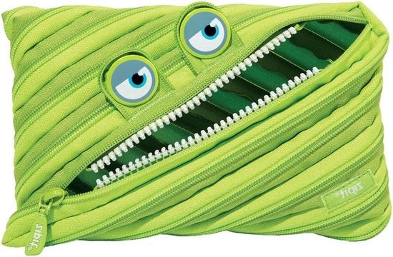 Etichetta per pennarelli per scuola università e ufficio - Etui per ragazzi - Zainetto per bambini (verde)