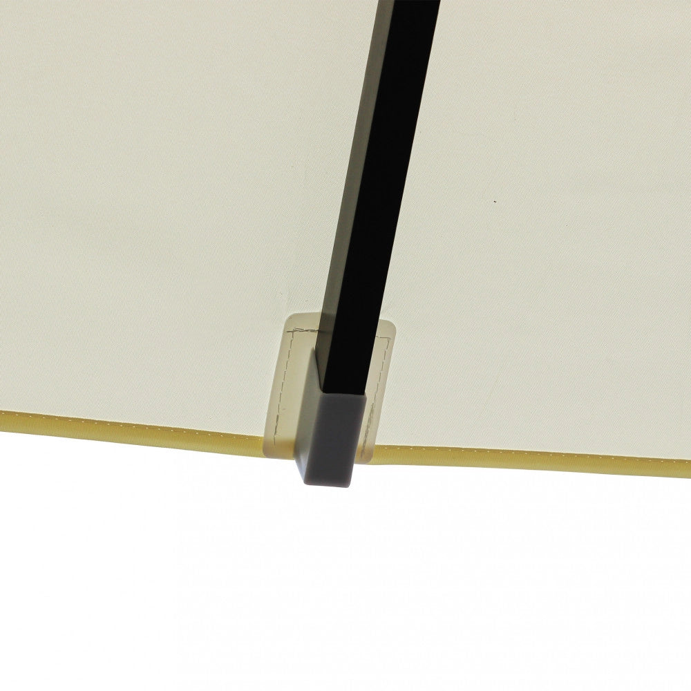 OMBRELLONE BRIAN P/C NERO 3 X 4 TELO BEIGE