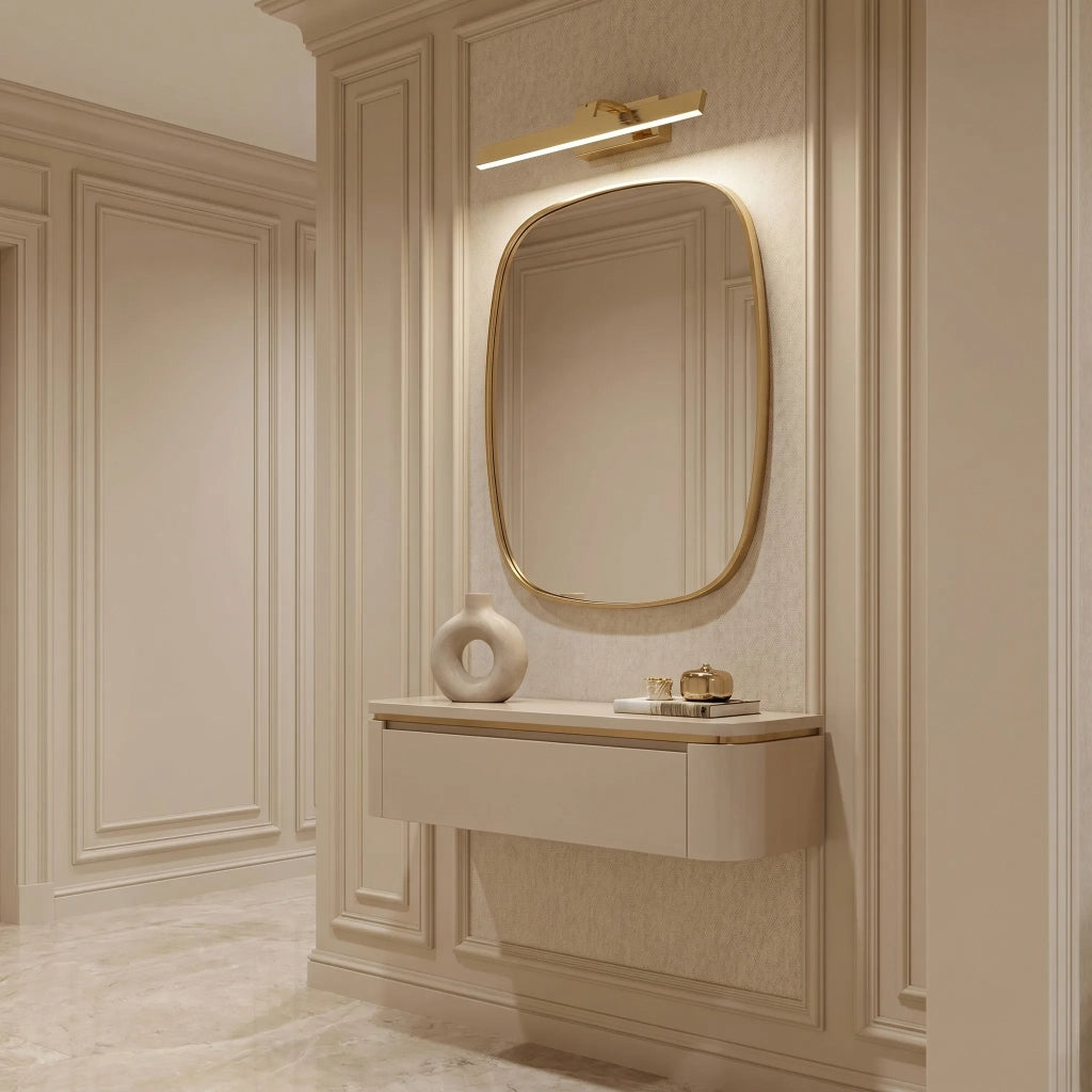 Applique Da Bagno Led Swe005-1w 58cm Gold