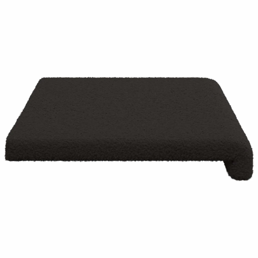 Cuscino per panchina Tessuto Sherpa Nero Profondità 35 cm 42043307