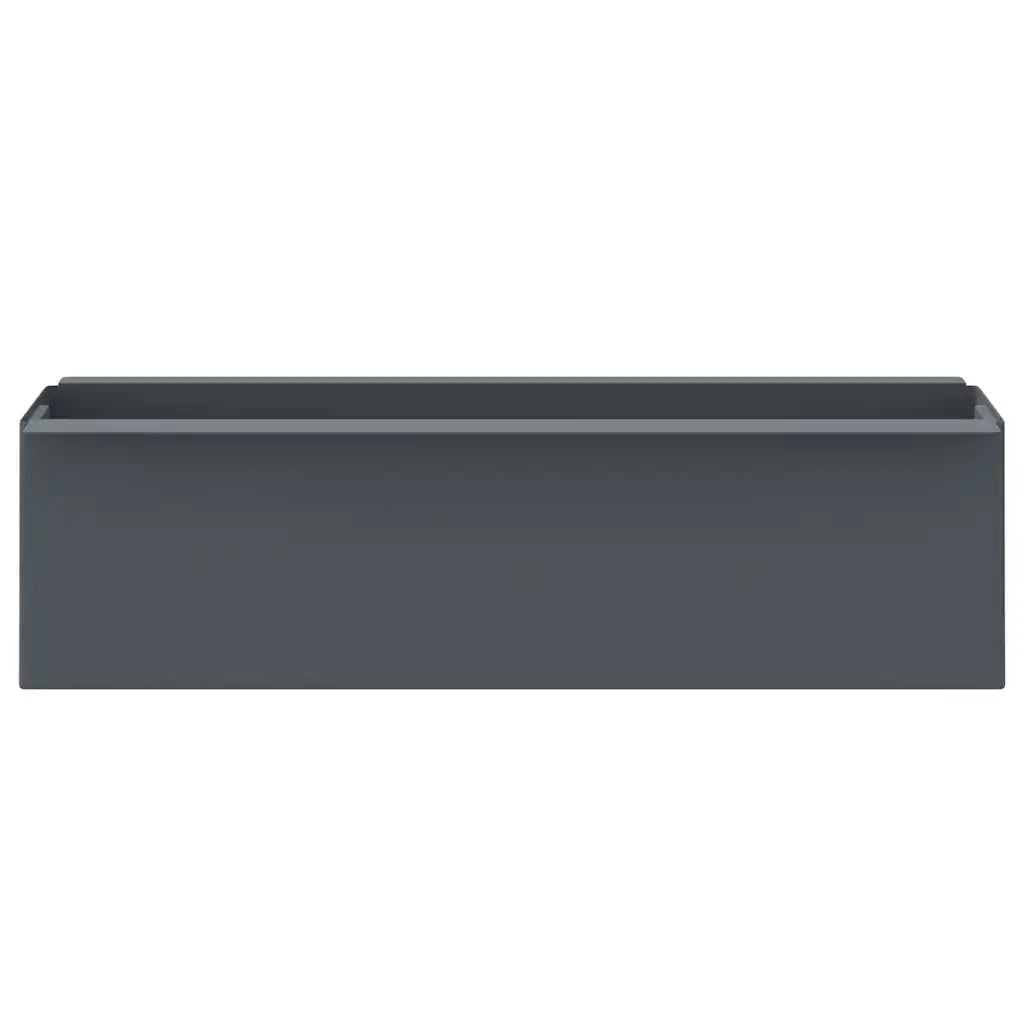 Fioriere per Europallet 12 pz Grigio 36x13,5x9,5 cm in PP 318302