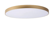 Plafoniera LED Lucide UNAR Ø80cm 80W oro tonda calda 2700K
