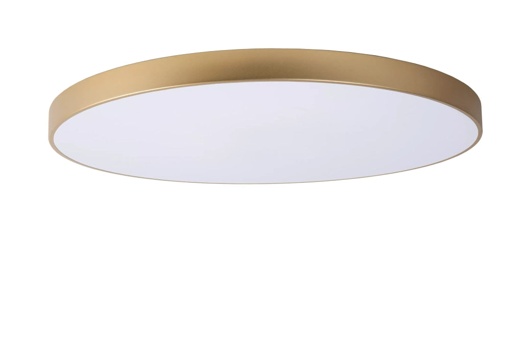 Plafoniera LED Lucide UNAR Ø80cm 80W oro tonda calda 2700K