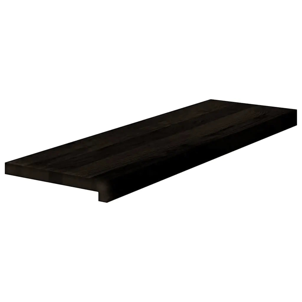 vidaXL Gradini 12 pz Marrone Scuro 80x30x2 cm Legno Massello Rovere