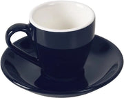 Caffettiera in Porcellana con Ciotola, Perfetta per Sfere di Caffè, 80ml in Blu Scuro